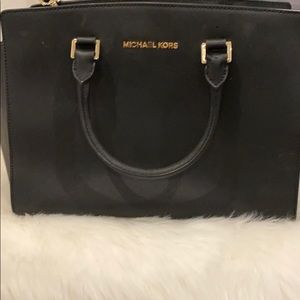 Michael Kors Selma Satchel Bag medium with strap